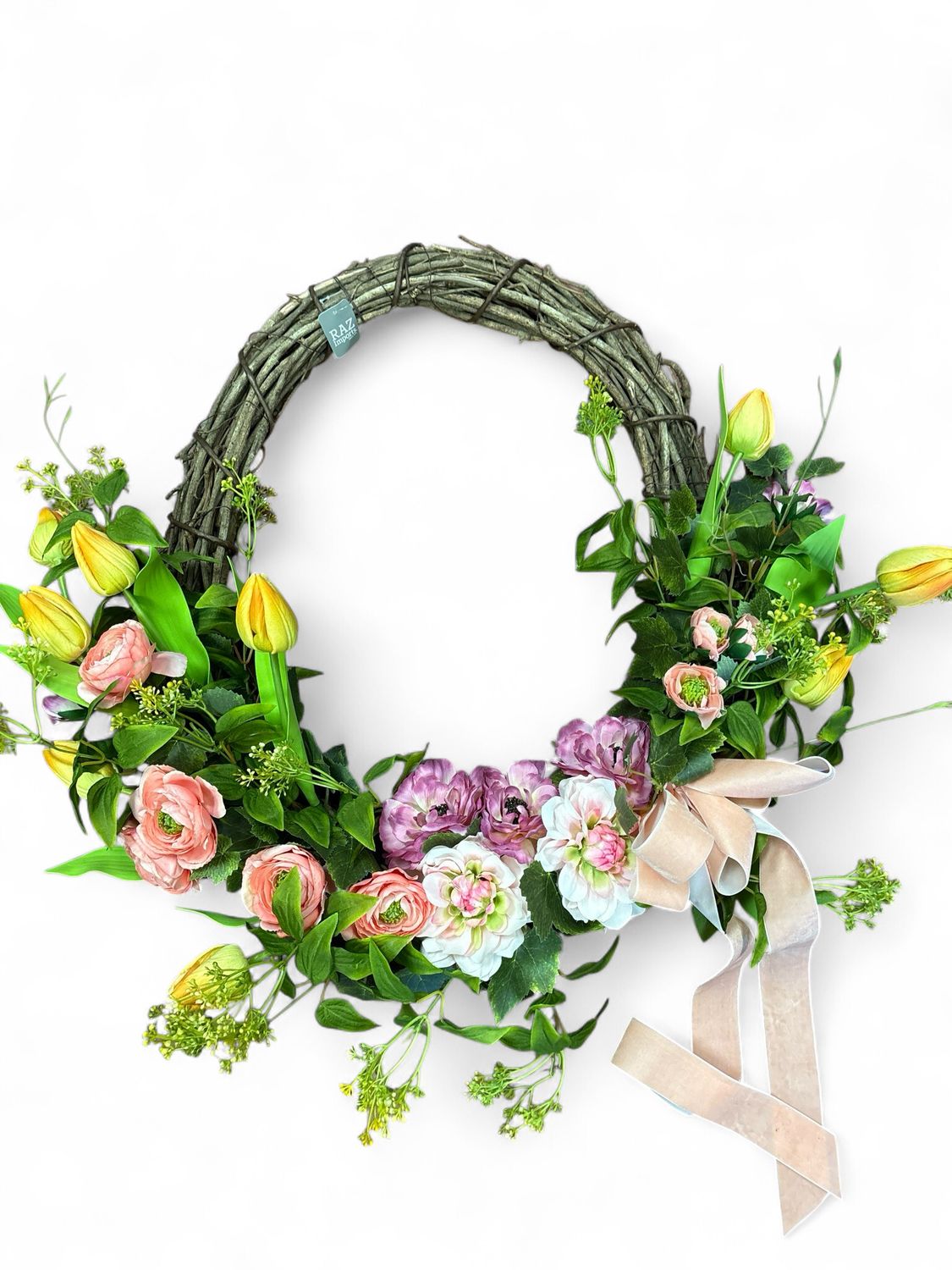 Spring Tulip wreath