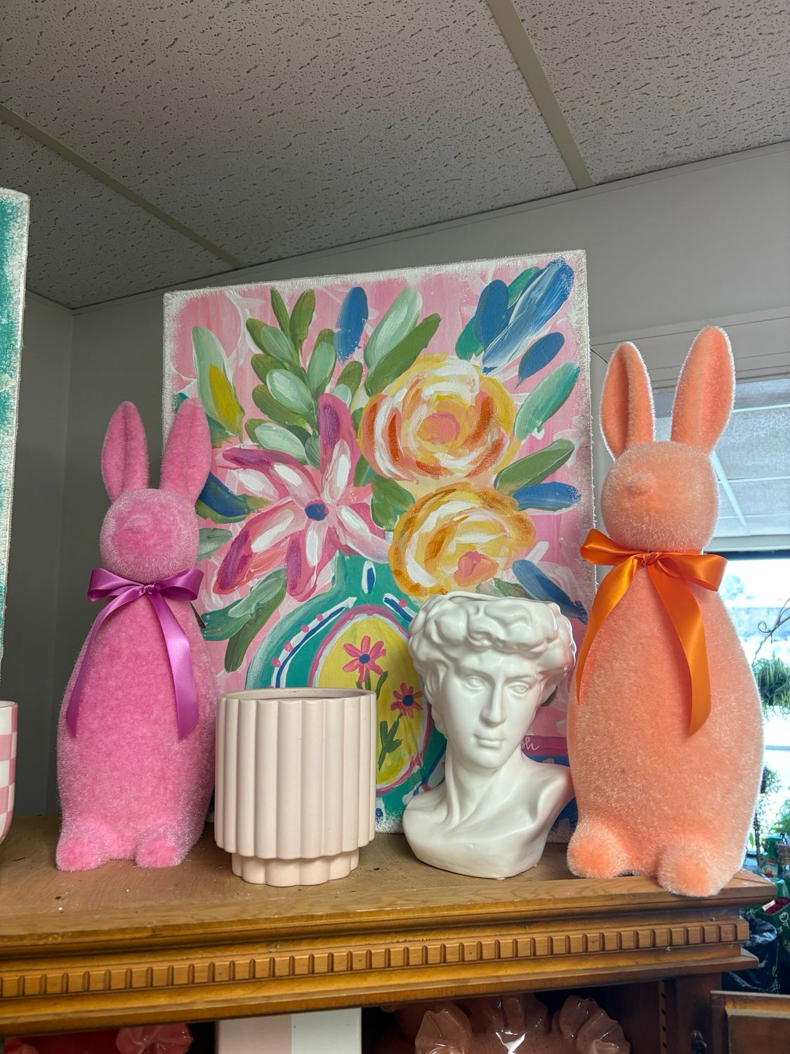 Floral whimsy painting