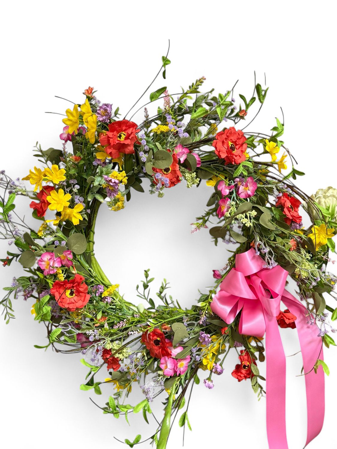 Spring Wildflower wreath