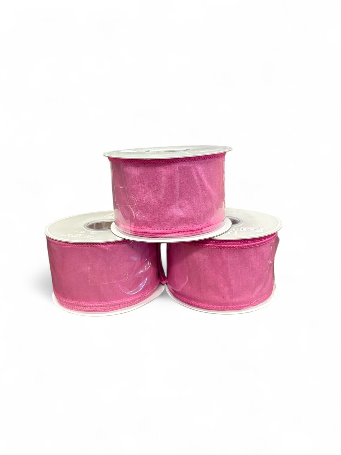 Pink wired ribbon