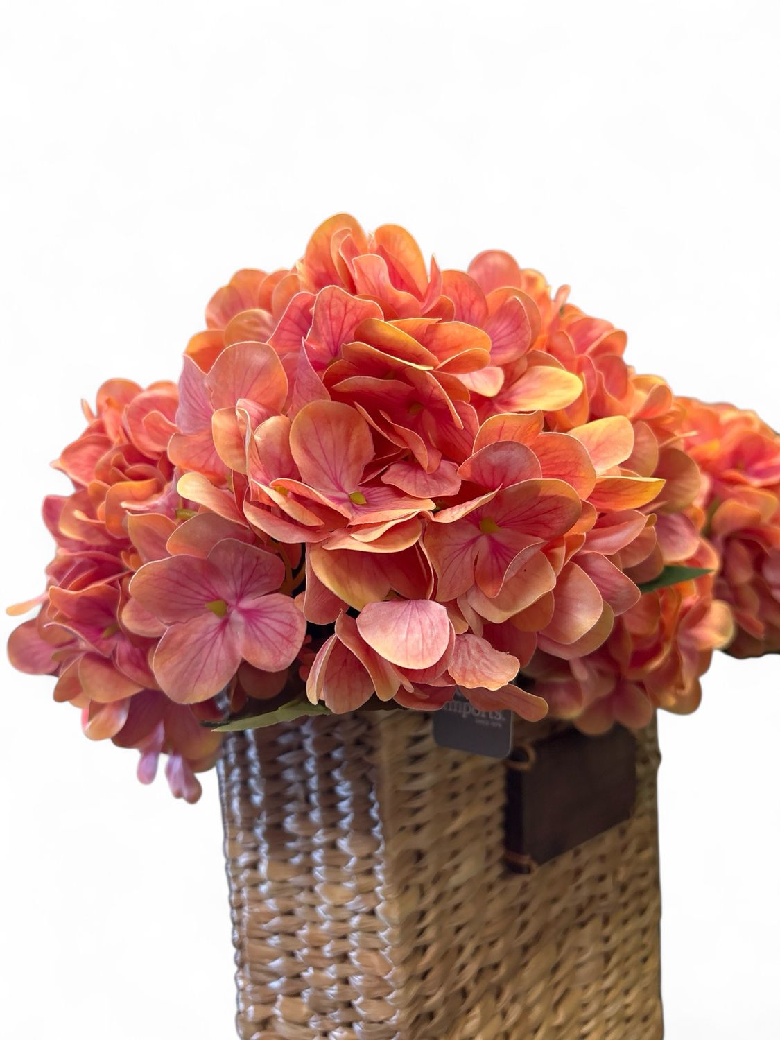 Faux Hydrangea Coral Faux Hydrangea Coral