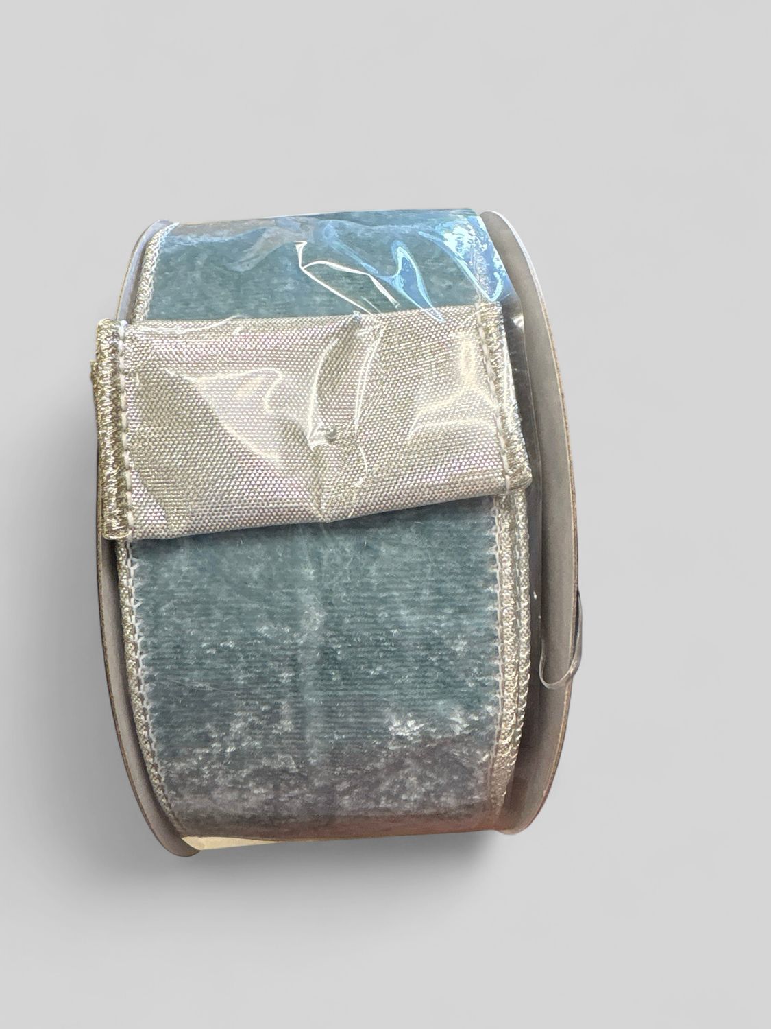 Velvet Metallic Silver Dupion Fused Aqua 2.5x10yd Velvet Metallic Silver Dupion Fused Aqua 2.5x10yd