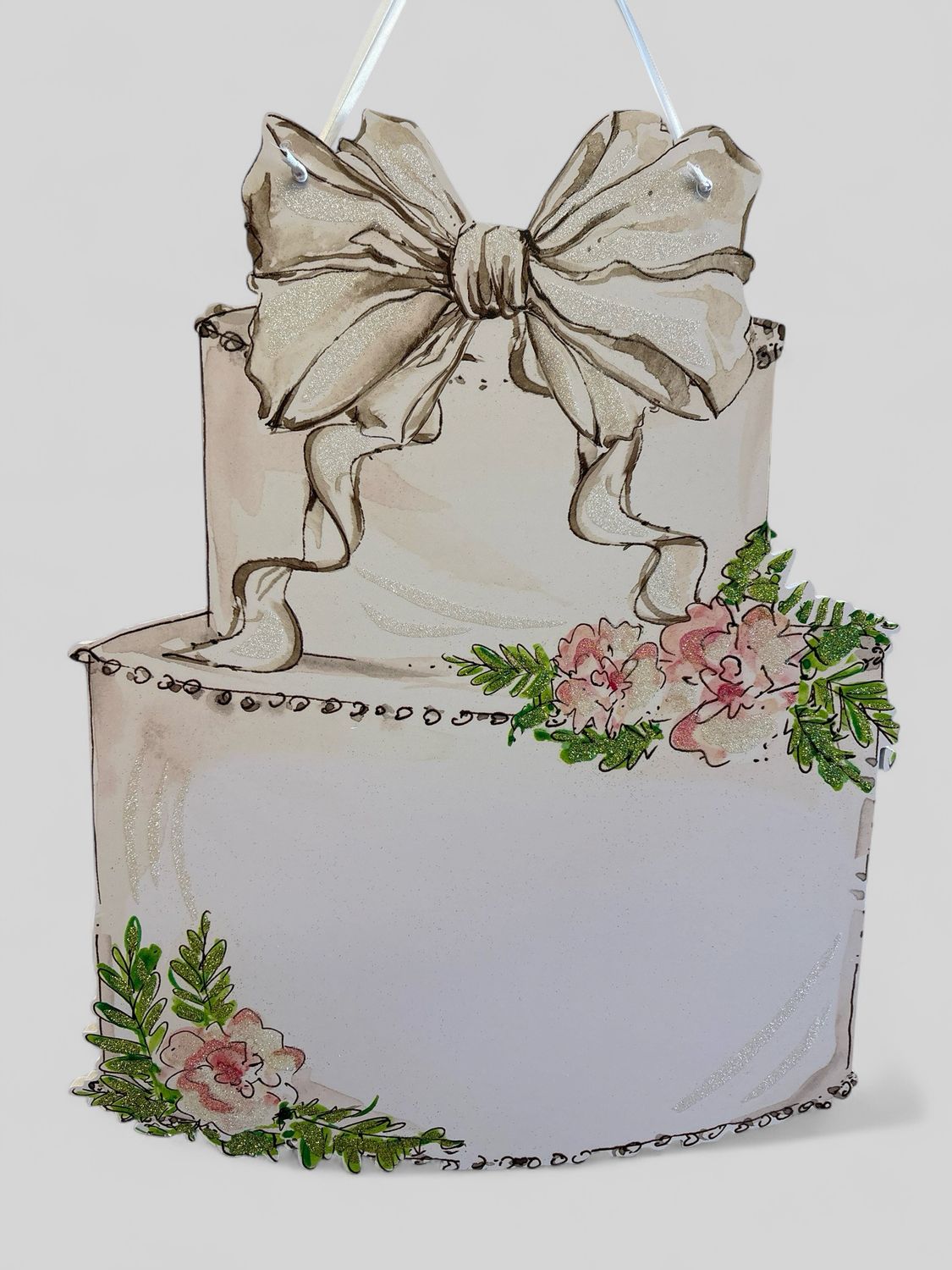 Wedding Cake Door Hanger