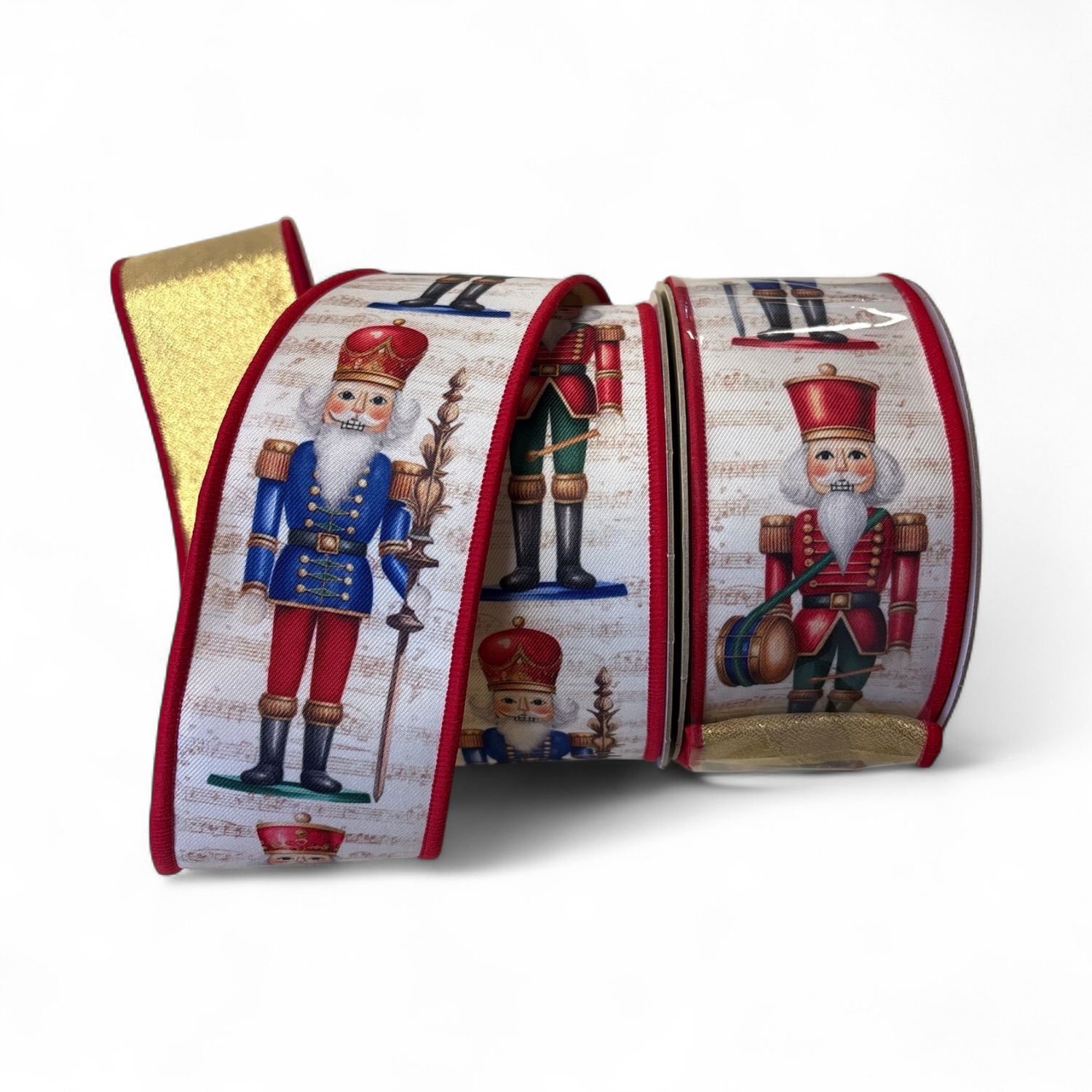 2.5x10yd Nutcracker ribbon