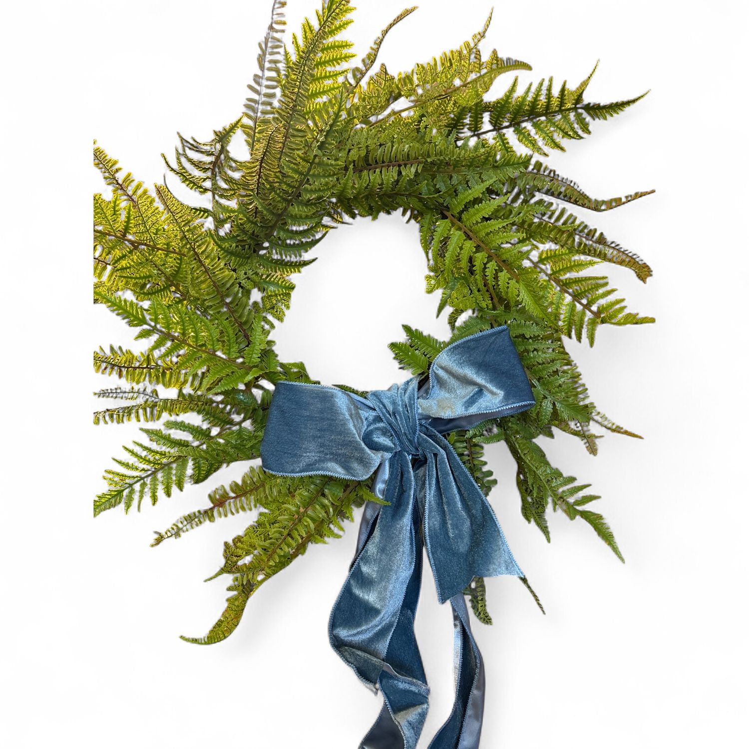 Faux fern wreath Faux fern wreath