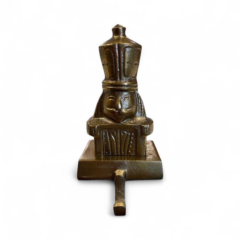 Vintage Nutcracker stocking holder