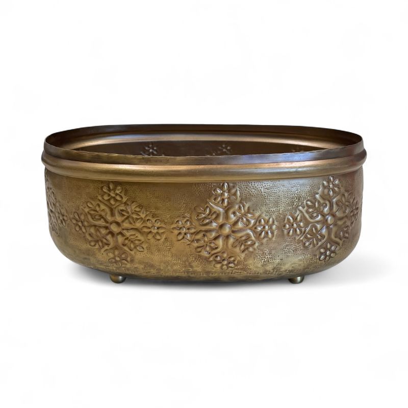 Pressed snowflake trough