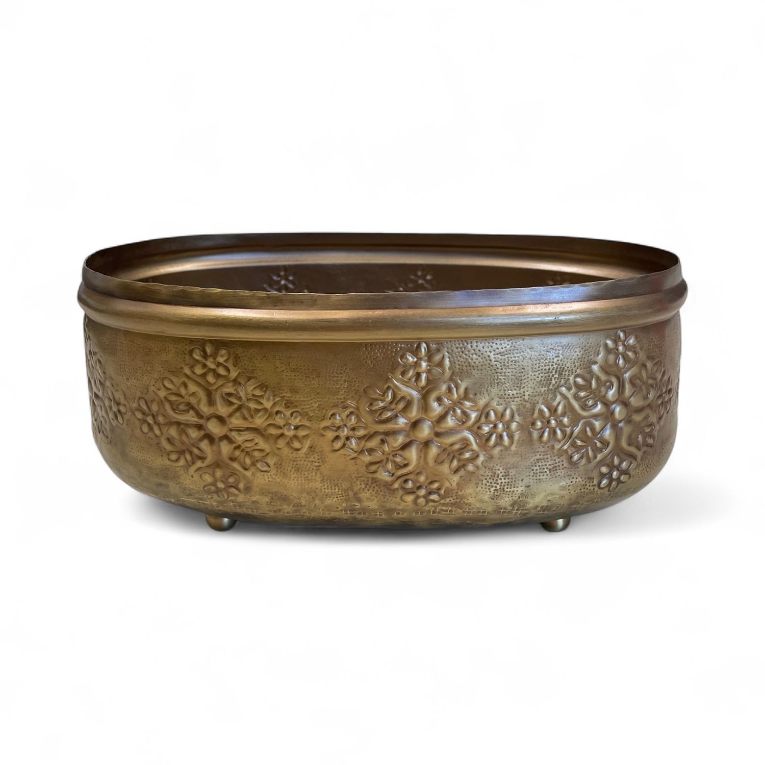 Pressed snowflake trough Pressed snowflake trough