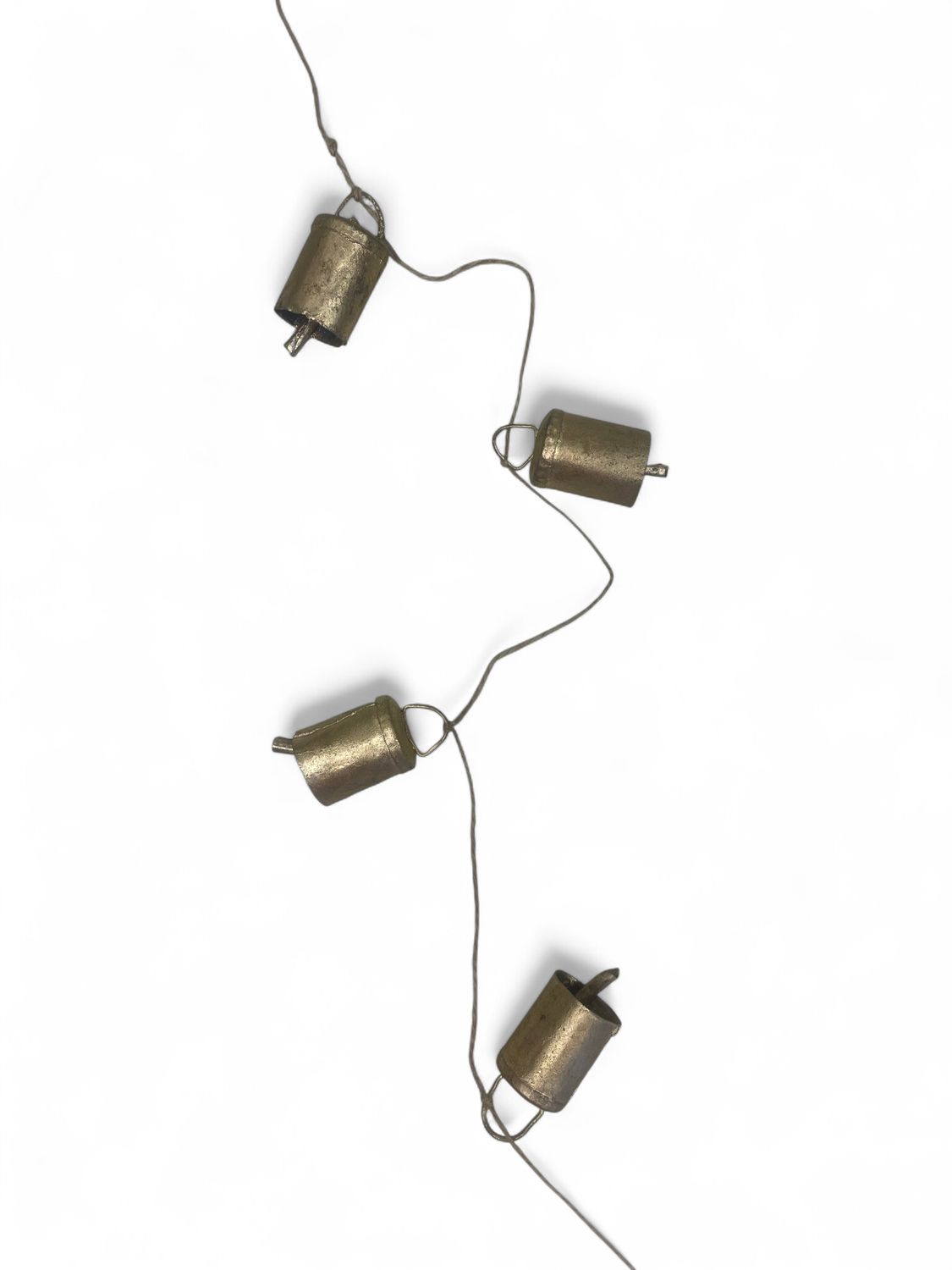 Gold Metal Bell Garland