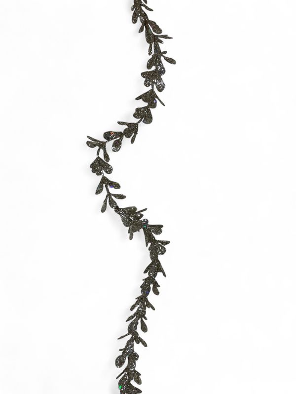 Glitter boxwood garland