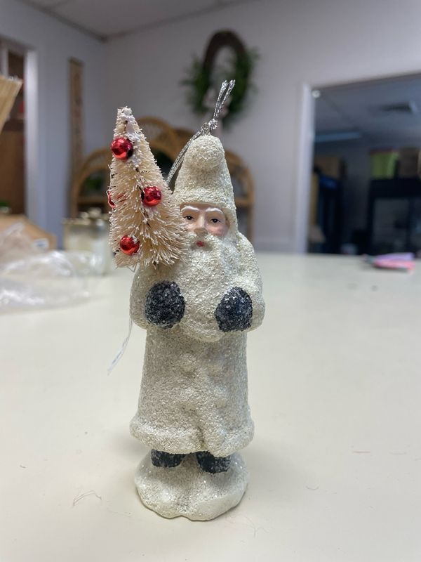 Resin Vintage St Nick ornament