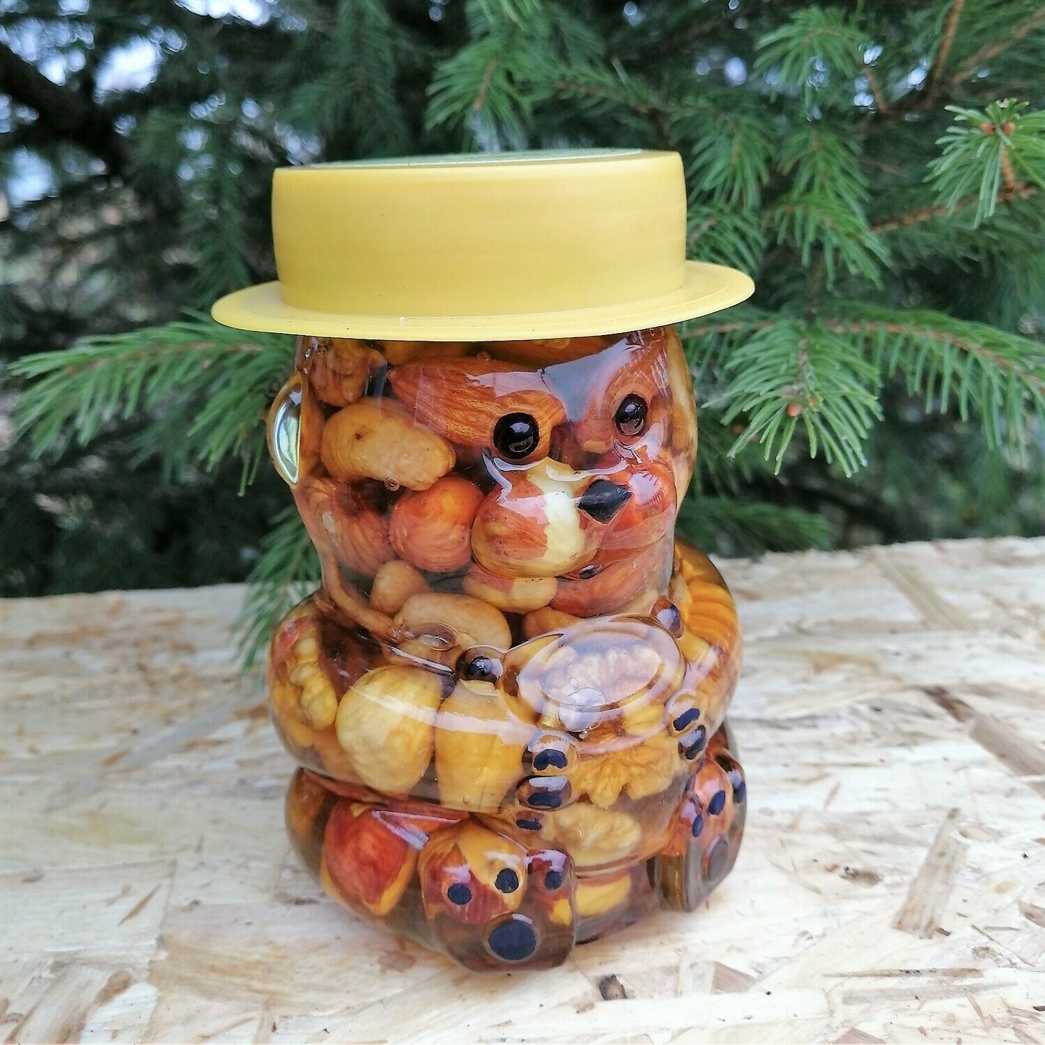 Орехи в меду "Мишка", 295 мл.