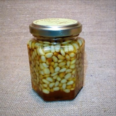 Кедровые орехи в меду, 165 мл.