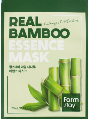 Farm Stay /Набор тканевых масок Real Bamboo Essence Mask 23ml*10ea