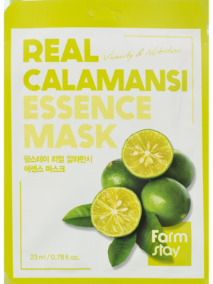 Farm Stay /Набор тканевых масок Real Calamansi Essence Mask 23ml*10ea