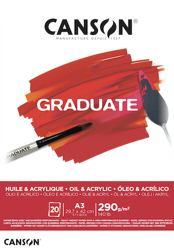 Block Graduate oleo y acrilico A3