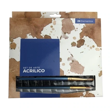 Set de Arte Acrílico Da Vinci 26 elementos