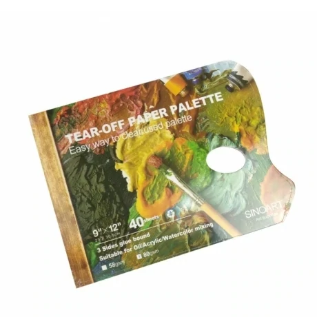 Paleta Sinoart Papel 40 hojas