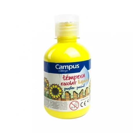 Témpera Campus 250 ml - Amarillo