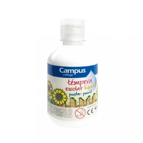 Témpera Campus 250 ml - Blanco