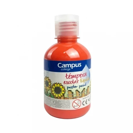 Témpera Campus 250 ml - Rojo