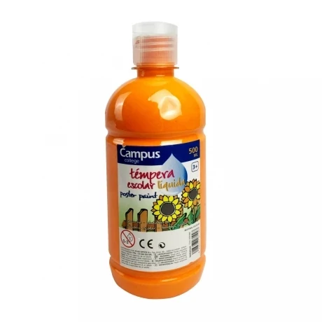 Témpera Campus 500 ml - Naranja