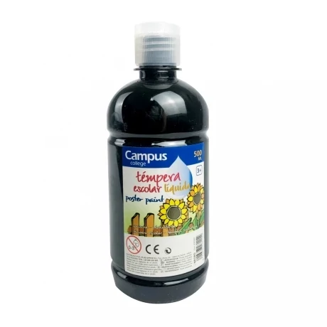 Témpera Campus 500 ml - Negro