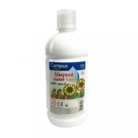 Témpera Campus 500 ml - Blanco
