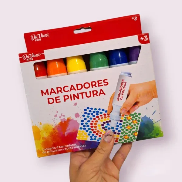 Marcadores de pintura Da Vinci Kids x 6