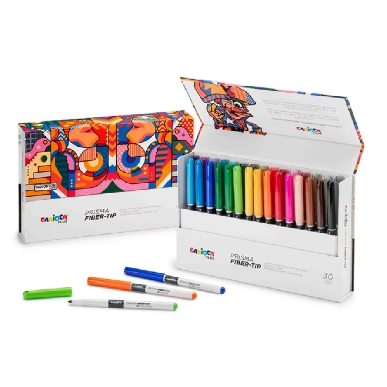 Marcadores de acrílico x 30 Carioca Plus Prisma