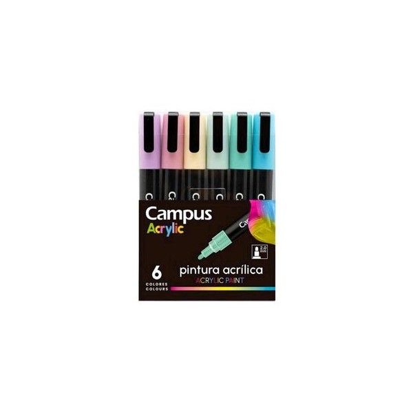 Marcador Campus Acrylic 6