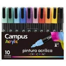 Marcador Campus Acrylic 10