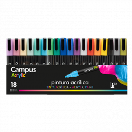 Marcador Campus Acrylic 18