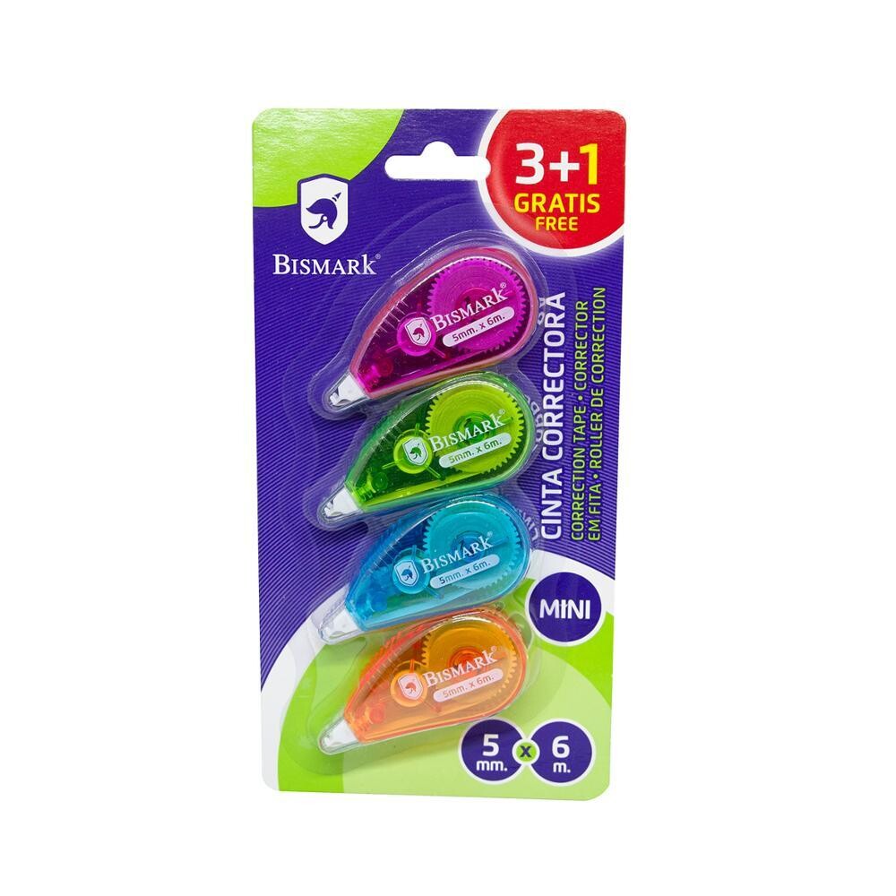 CINTA-CORRECTORA-MINI-CORRECTOR-TAPE-PACK-4-UNIDADES-5MMX6M