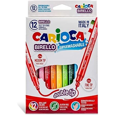 Rotuladores Carioca 12 doble punta