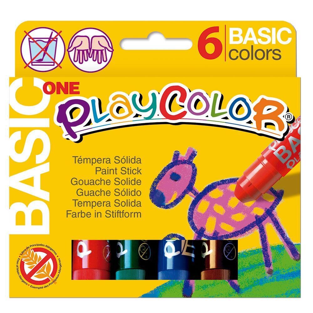 Playcolor témpera sólida 6