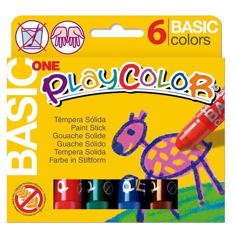 Playcolor témpera sólida 6