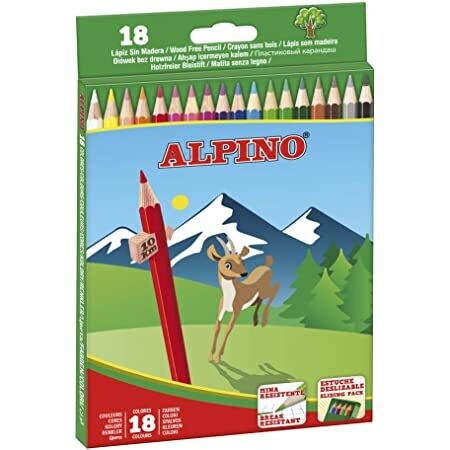 Pinturas lápiz Alpino 18