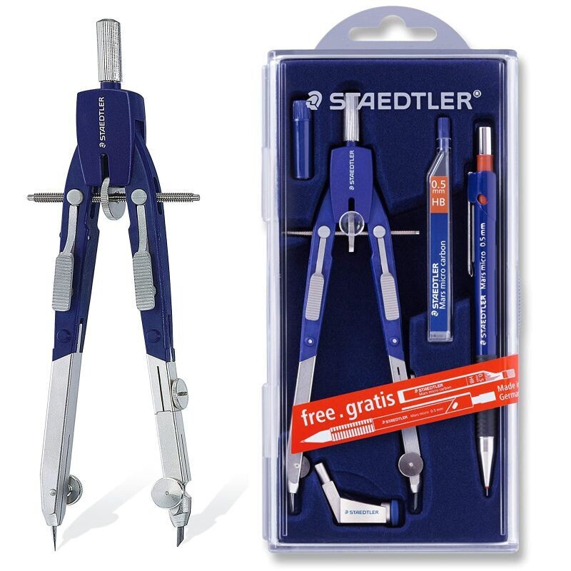 Compás Staedtler con protaminas y minas