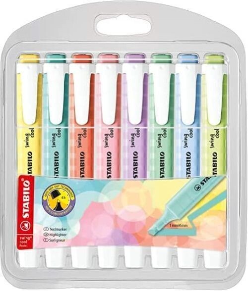 Pack 8 Stabilo pastel