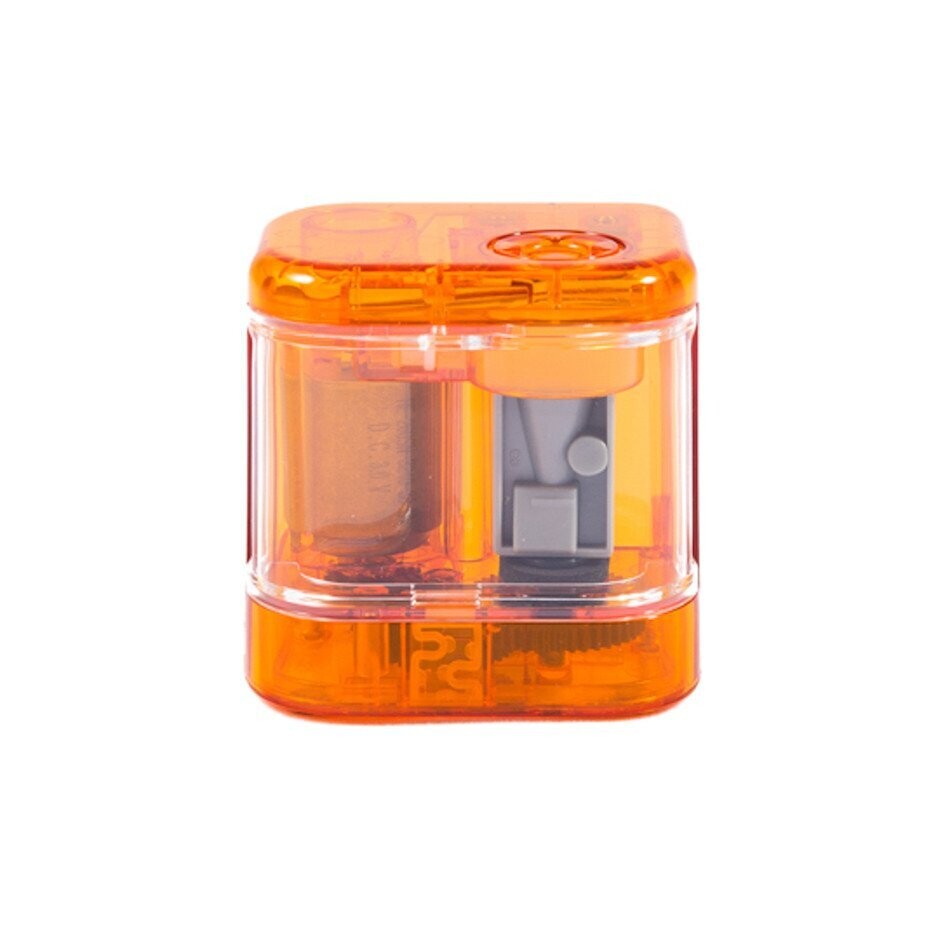 Sacapuntas con bateria modelo naranja