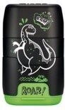 Sacapuntas Milan con goma Dinosaurios verde
