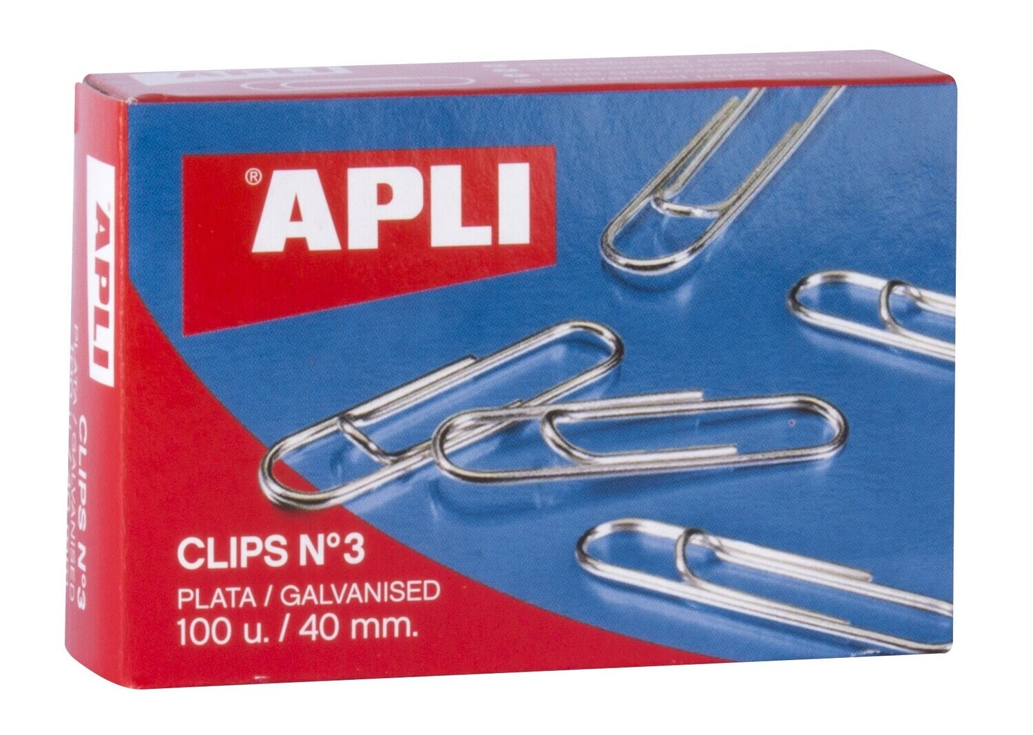 Clips galvanizados nº3 40 mm