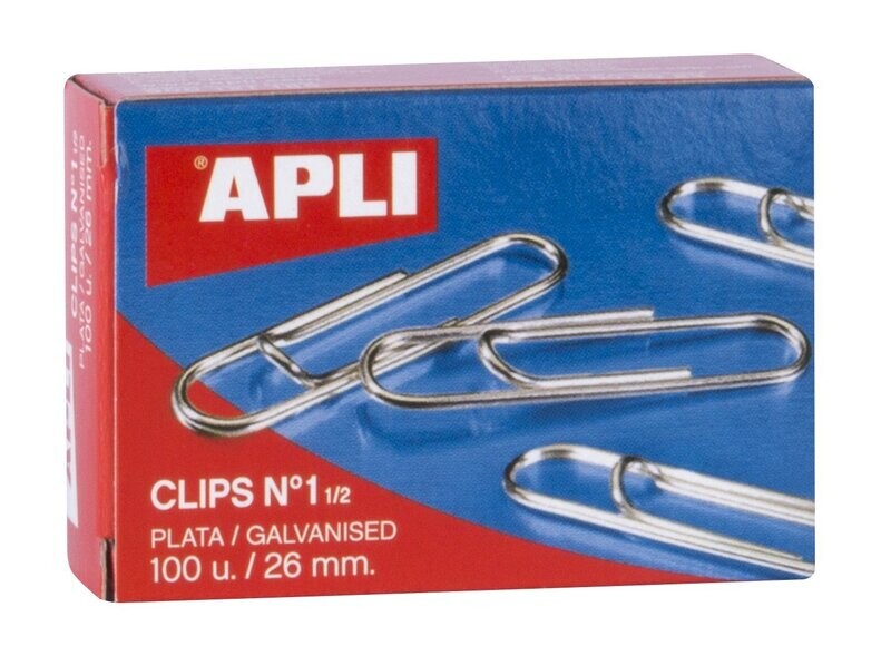 Clips galvanizados nº1 26 mm