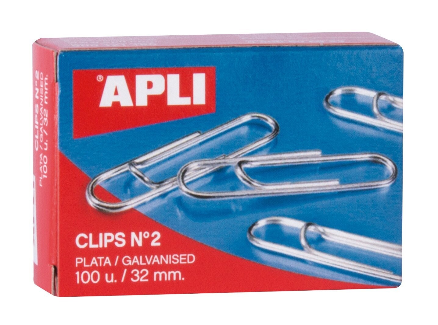Clips galvanizados nº2 32 mm