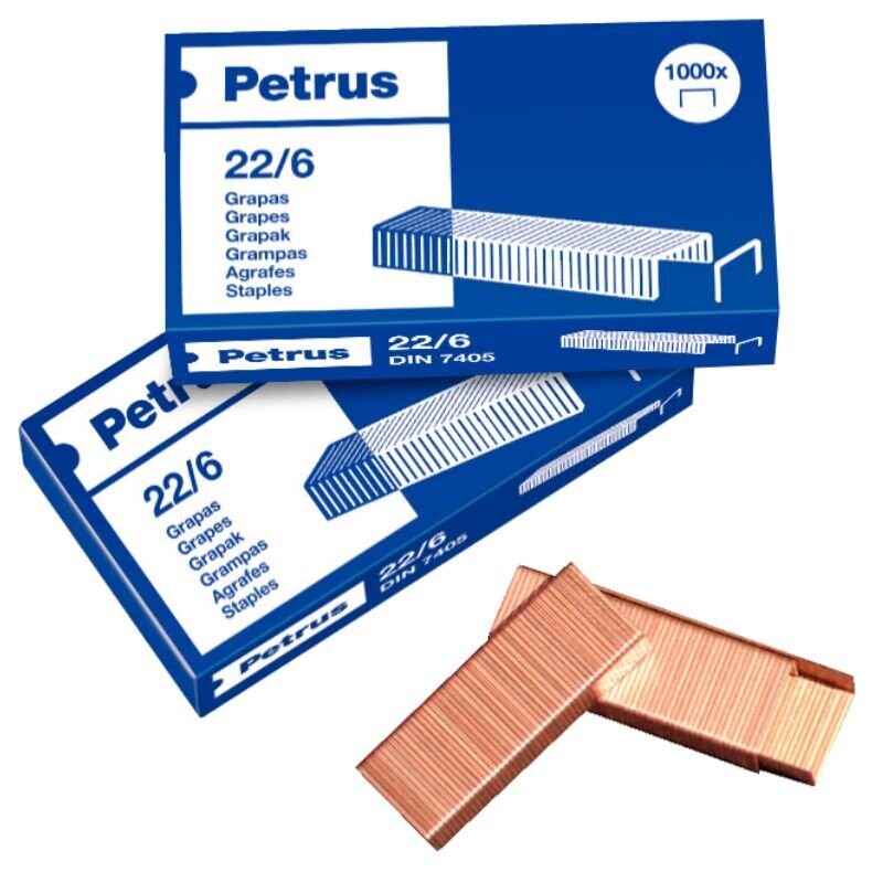 Grapas Petrus 22/6 1000 unidades