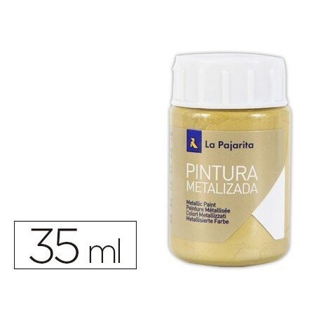 Témpera La Pajarita metalizada Oro rico