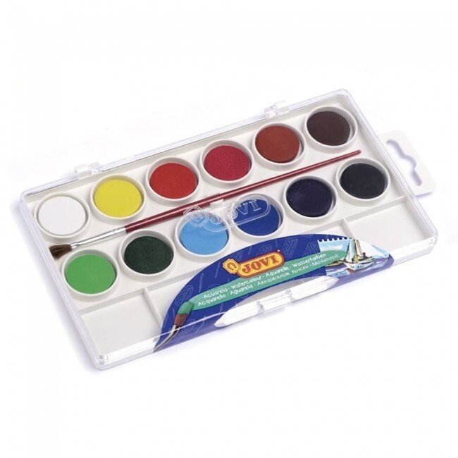 Acuarelas Jovi 12 colores