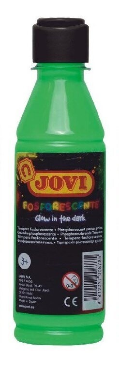 Témpera Jovi fosforescente Verde .250ml