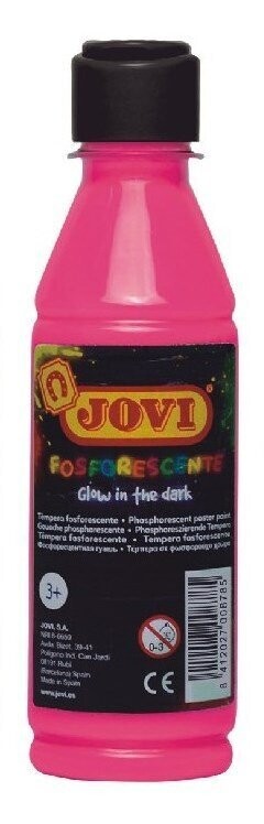 Témpera Jovi fosforescente Rosa 250ml